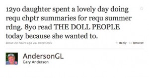 Gary Anderson tweet