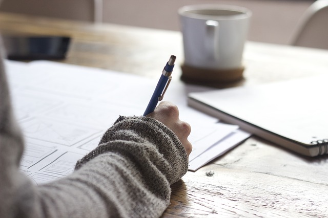 writing notebook photo
