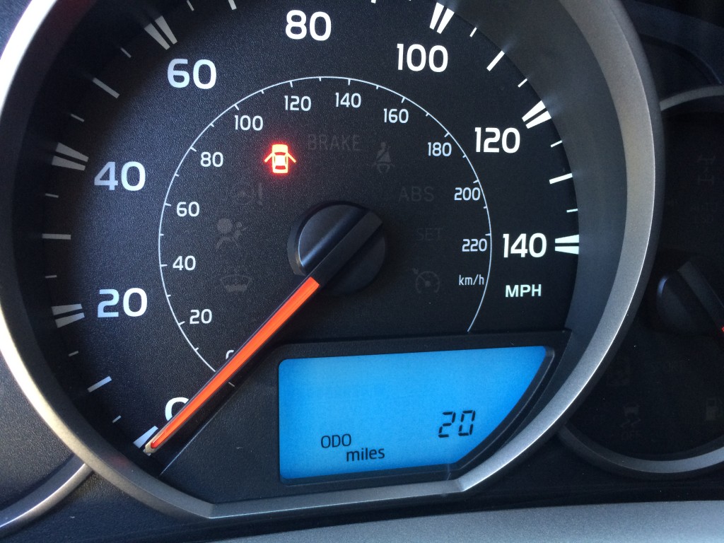 RAV 4 Odometer, 3/22/16