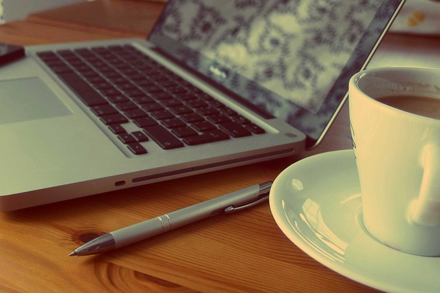 computer coffee photo